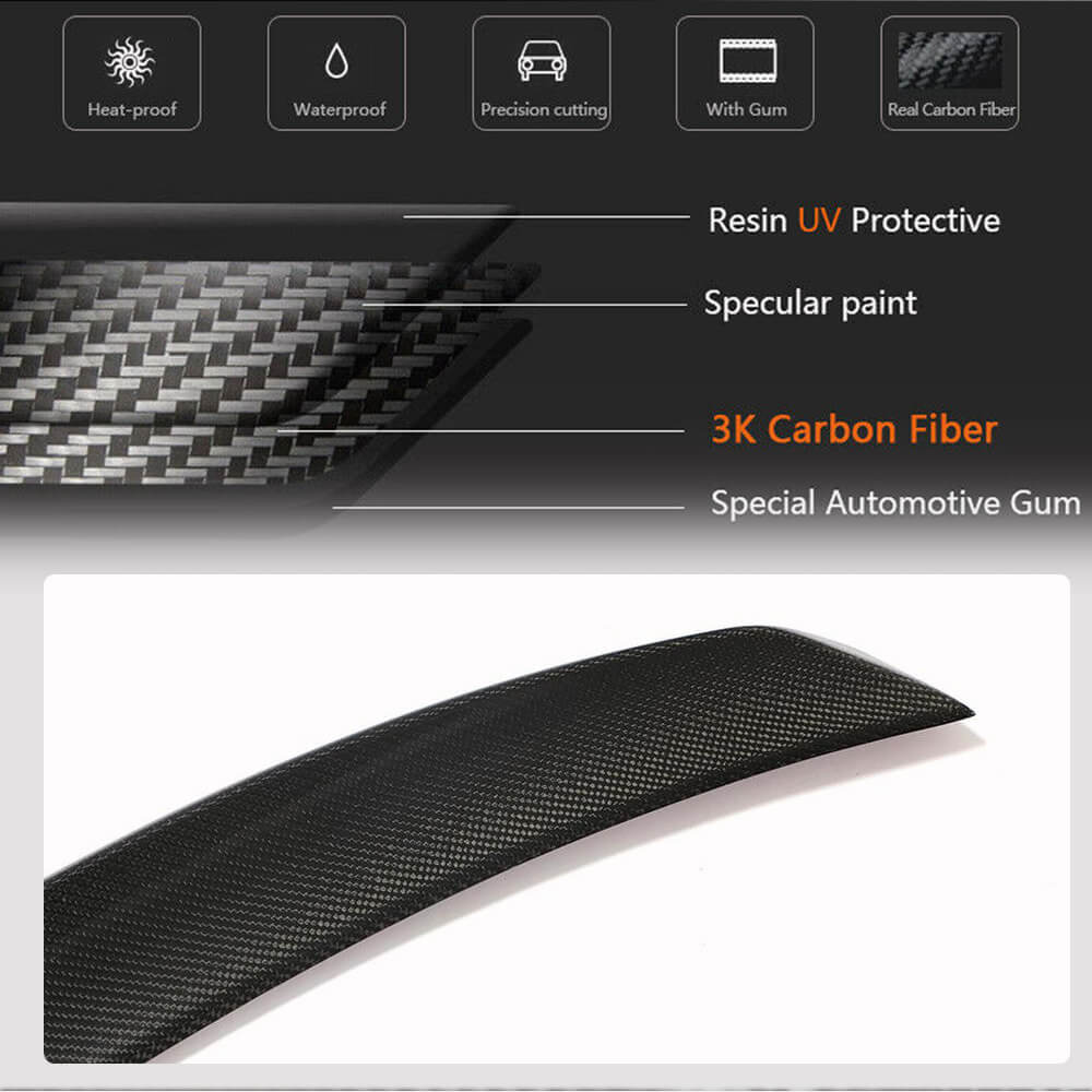 BMW I4 G26 2021UP Rear Trunk Spoiler Carbon Fiber-Ahacarbon