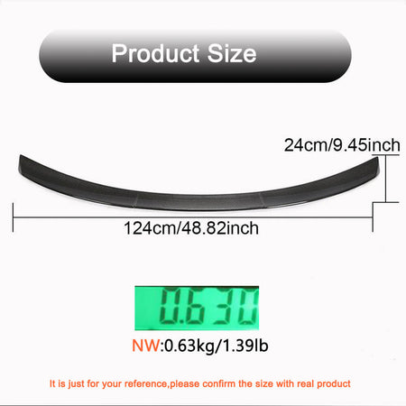 BMW I4 G26 2021UP Rear Trunk Spoiler Carbon Fiber-Ahacarbon