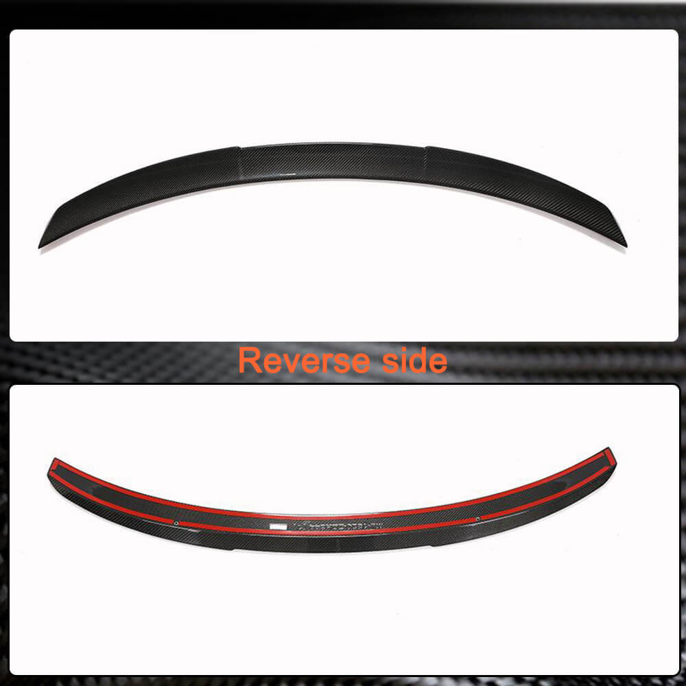 BMW I4 G26 2021UP Rear Trunk Spoiler Carbon Fiber-Ahacarbon