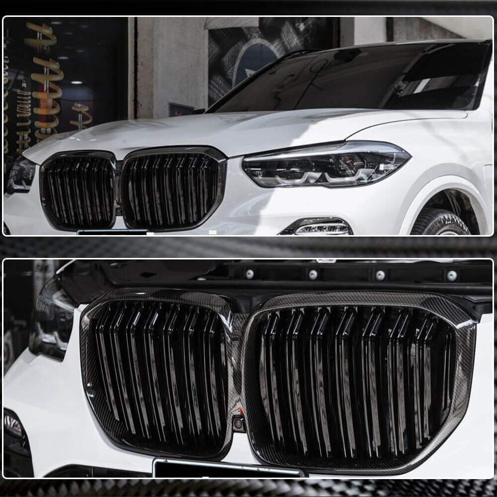 BMW X5 G05 Sport Utility 2019-2022 Front Grille Carbon Fiber-Ahacarbon