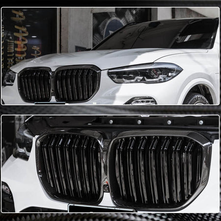 BMW X5 G05 Sport Utility 2019-2022 Front Grille Carbon Fiber-Ahacarbon