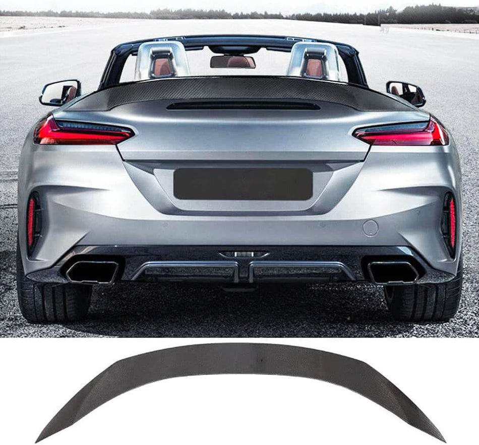 BMW Z4 G29 sDrive20i/30i M40i 2019UP Rear Trunk Spoiler Carbon Fiber-Ahacarbon