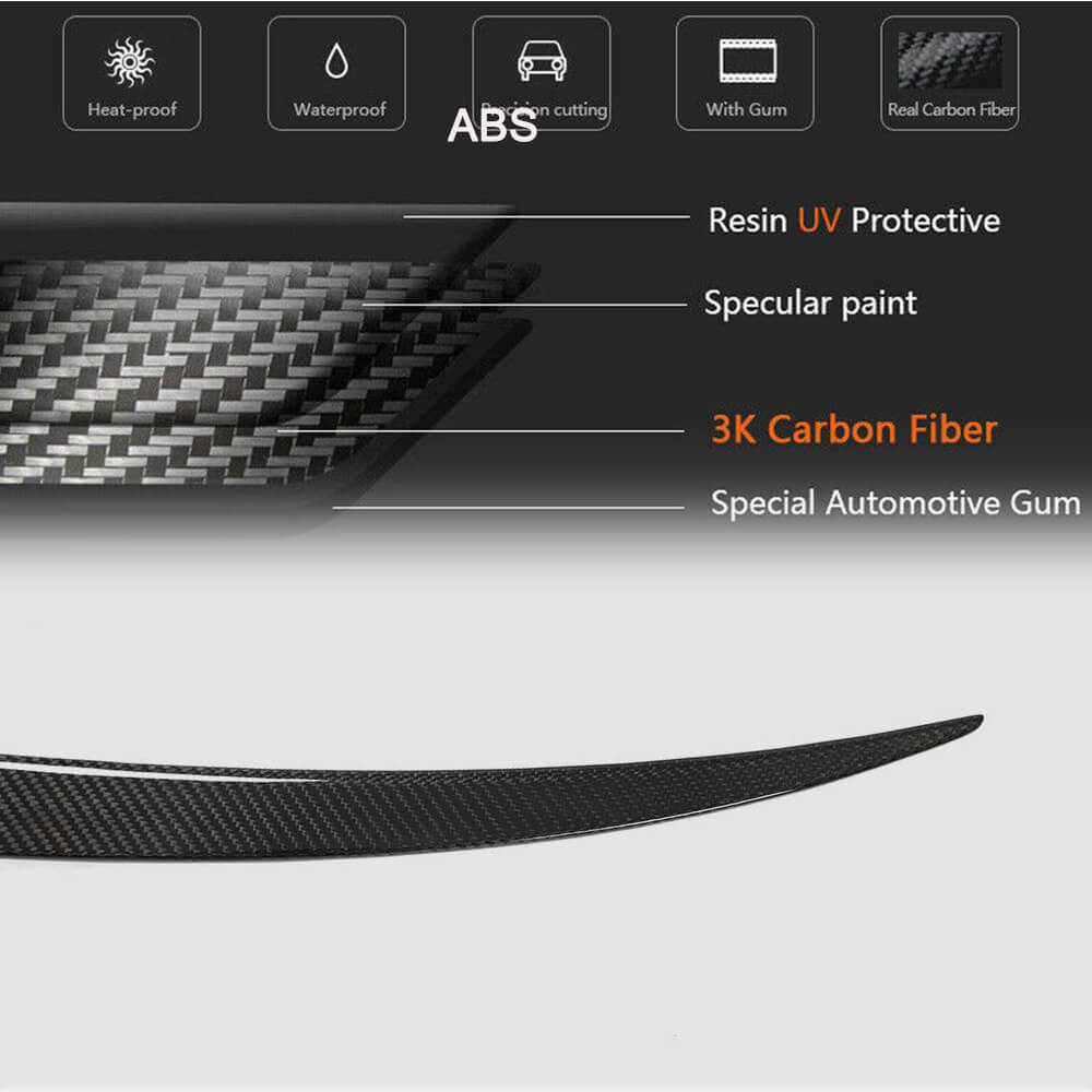 Bentley Bentayga Sport Utility 2016-2019 Rear Trunk Spoiler Dry Carbon Fiber-Ahacarbon