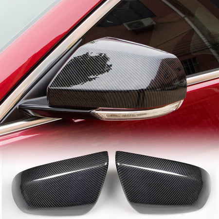 Cadillac ATS Sedan 2013-2019 Mirror Covers Carbon Fiber-Ahacarbon