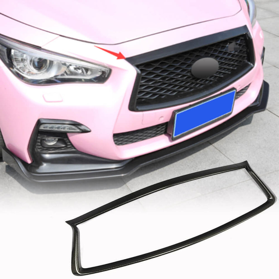 Infiniti Q50 Sedan 2018-2022 Front Grille Carbon Fiber-Ahacarbon