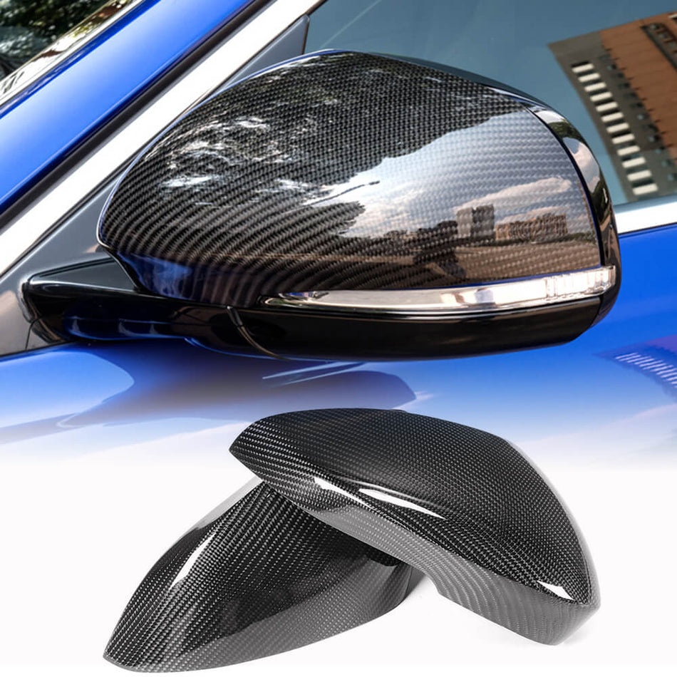 Jaguar F-TYPE 2013-2021 Mirror Covers Add-on Style Carbon Fiber-Ahacarbon