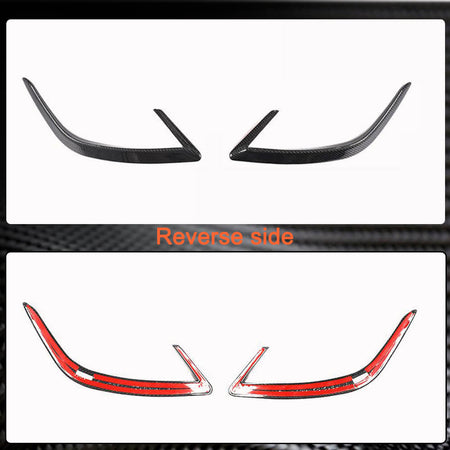 Kia Stinger 2018-2021 Rear Bumper Splitters Carbon Fiber/FRP-Ahacarbon