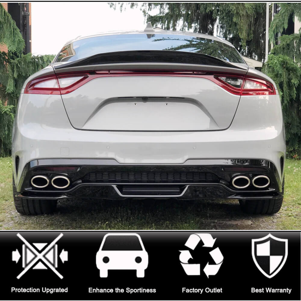 Kia Stinger 2018-2023 Rear Trunk Spoiler Carbon Fiber/FRP-Ahacarbon