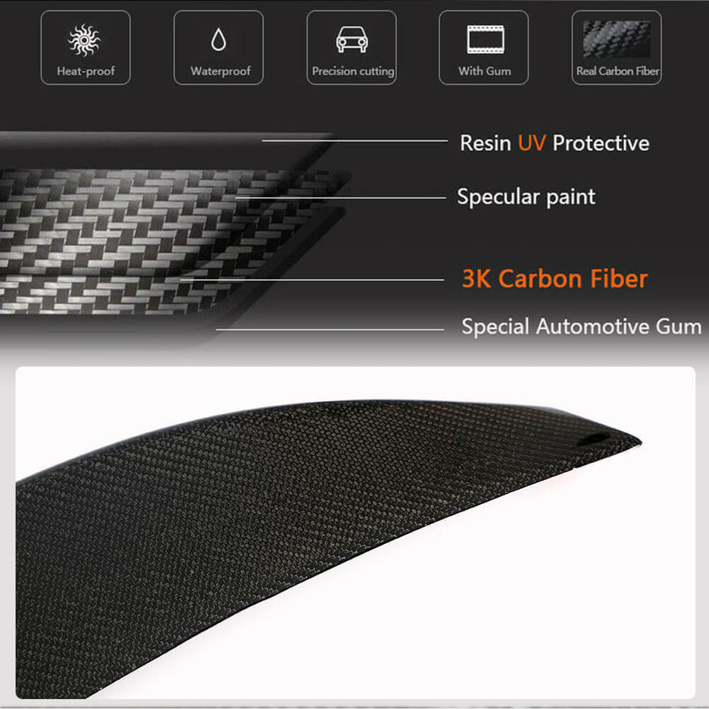 Kia Stinger 2018-2023 Rear Trunk Spoiler Carbon Fiber/FRP-Ahacarbon