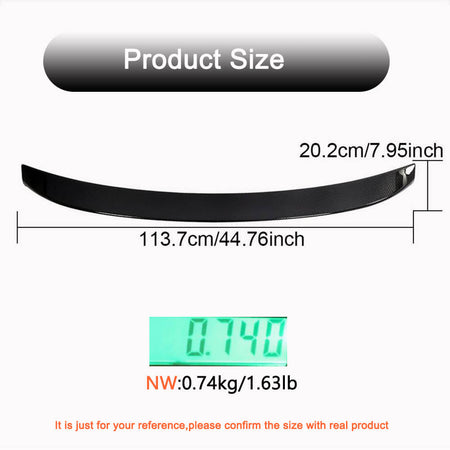 Kia Stinger 2018-2023 Rear Trunk Spoiler Carbon Fiber/FRP-Ahacarbon