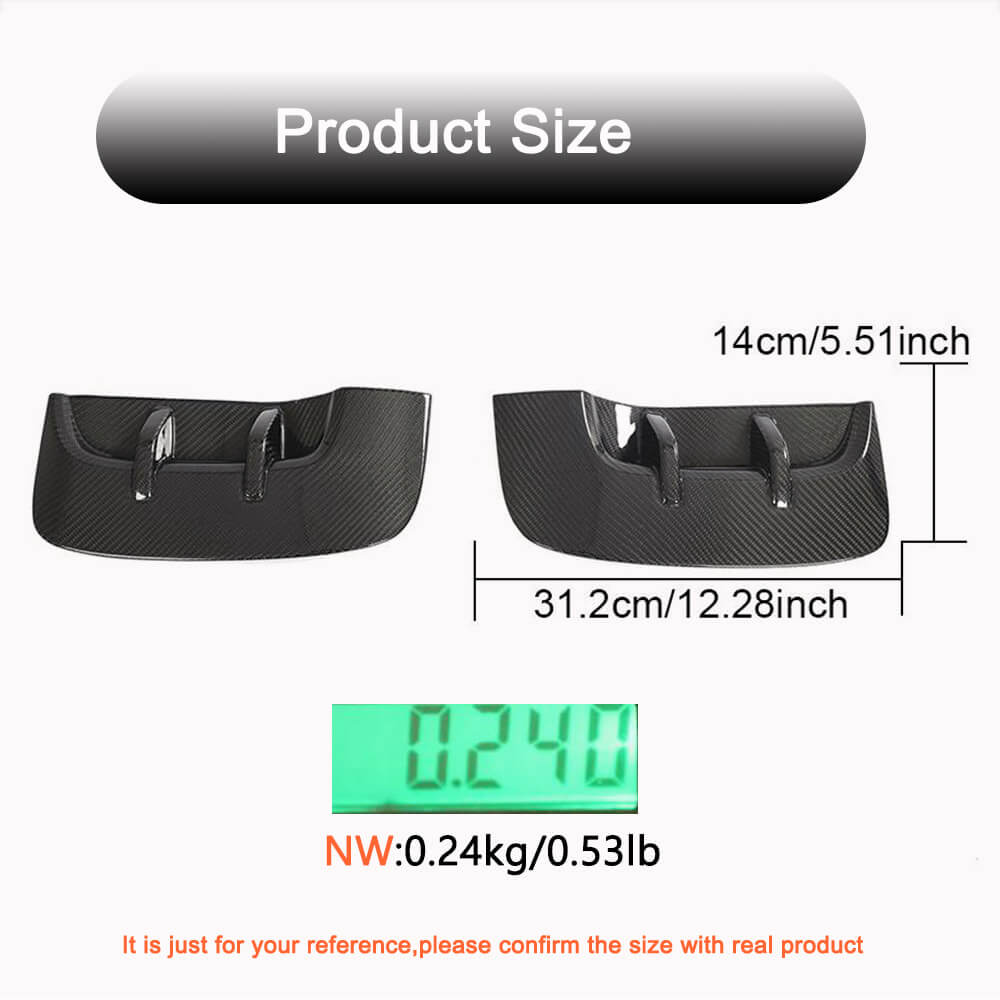 Kia Stinger 2018-2023 Side Air Fender Vent Carbon Fiber-Ahacarbon
