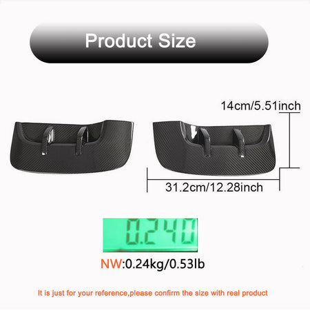 Kia Stinger 2018-2023 Side Air Fender Vent Carbon Fiber-Ahacarbon