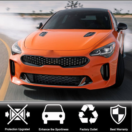 Kia Stinger 2018-2023 Front Grille Dry Carbon Fiber-Ahacarbon