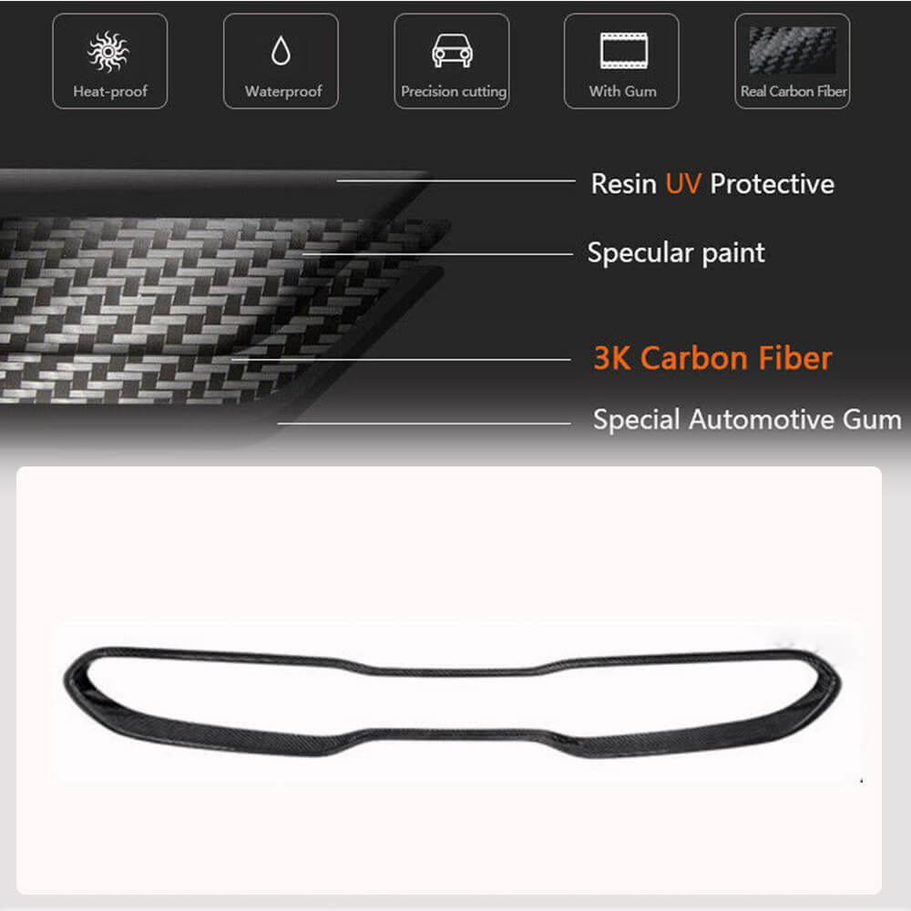 Kia Stinger 2018-2023 Front Grille Dry Carbon Fiber-Ahacarbon