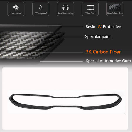 Kia Stinger 2018-2023 Front Grille Dry Carbon Fiber-Ahacarbon