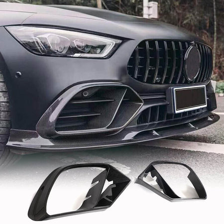 Mercedes Benz AMG GT GT43 GT50 GT53 2019-2022 Fog Lamp Covers Carbon Fiber-Ahacarbon