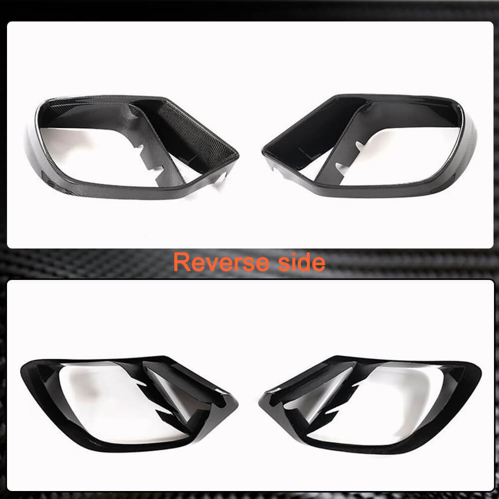 Mercedes Benz AMG GT GT43 GT50 GT53 2019-2022 Fog Lamp Covers Carbon Fiber-Ahacarbon