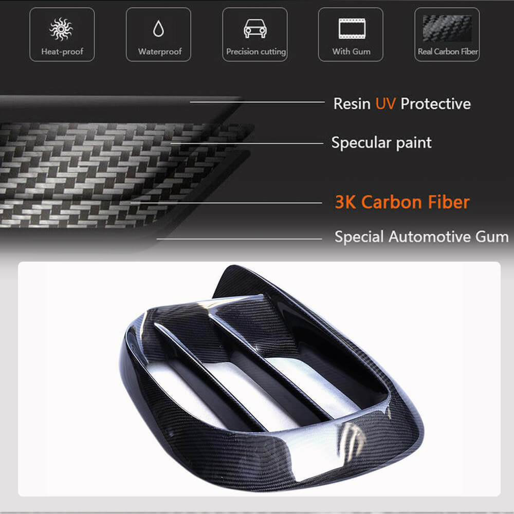 Mercedes Benz GLE Class C167 Coupe 2020UP Fog Lamp Covers Carbon Fiber-Ahacarbon