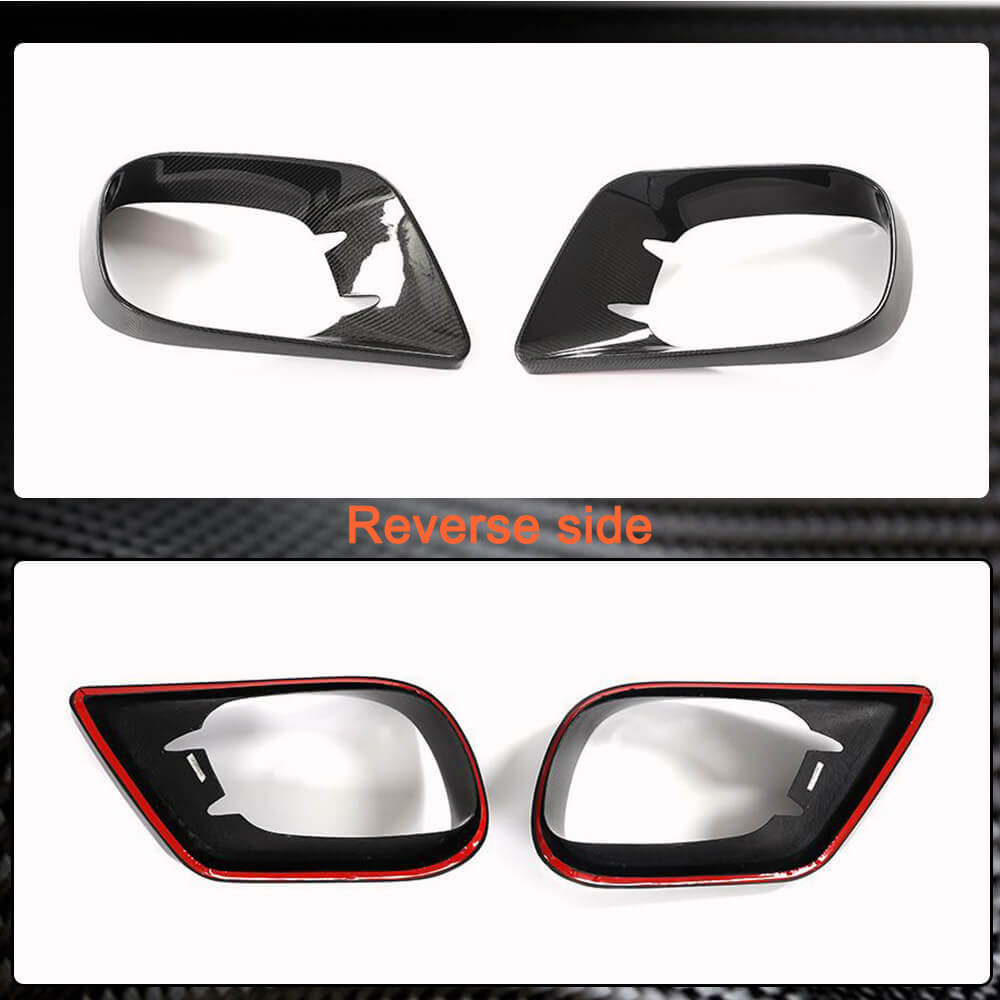 Mercedes Benz (W238) C238 E300 E400 E500 E550 Sport Coupe 2017-2019 Fog Lamp Covers Carbon Fiber/FRP-Ahacarbon