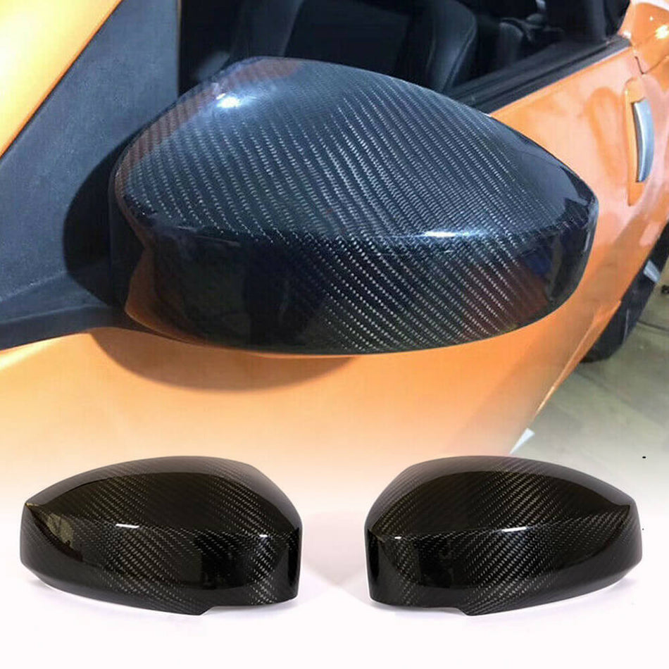 Nissan 350Z 2003-2006 Mirror Covers Dry Carbon Fiber-Ahacarbon