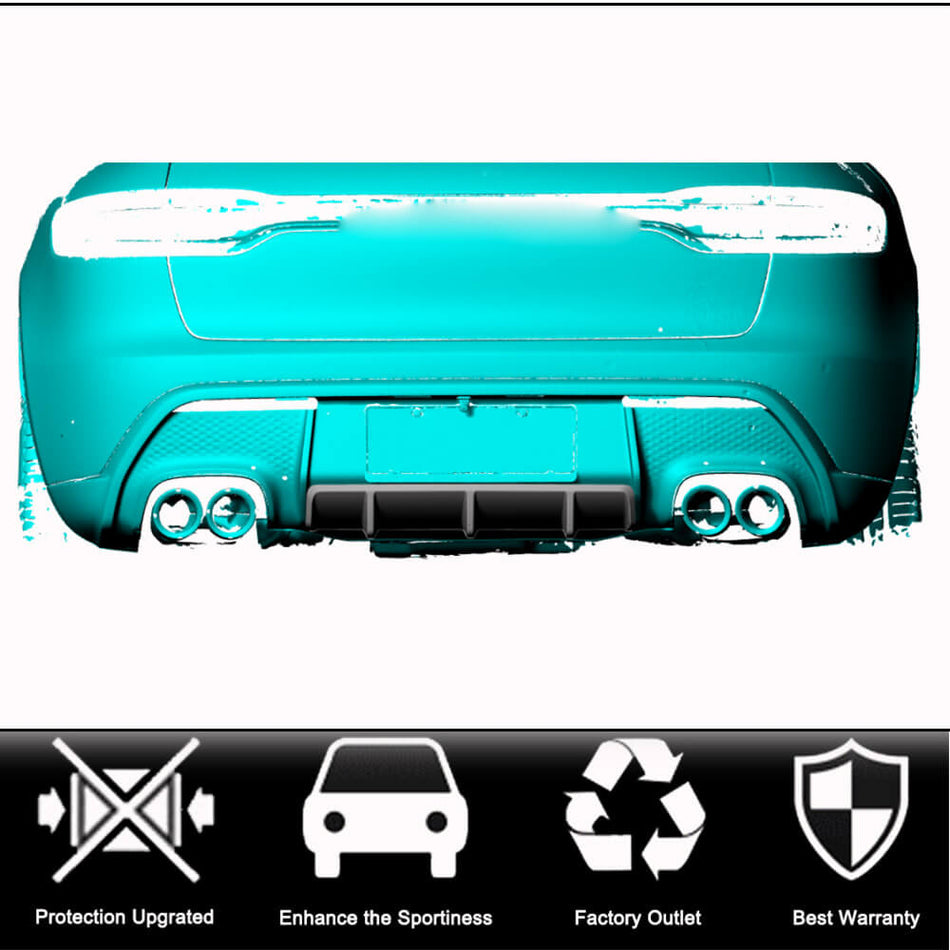 Porsche Macan 2022UP Rear Bumper Diffuser Carbon Fiber-Ahacarbon