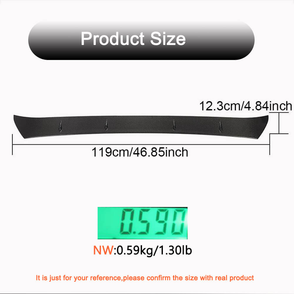Subaru BRZ 2021-2023 Rear Trunk Spoiler Carbon Fiber-Ahacarbon