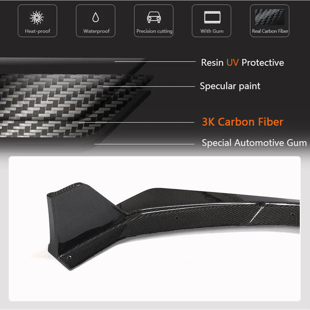 Subaru BRZ Coupe 2022-2023 Front Bumper Lip Carbon Fiber-Ahacarbon
