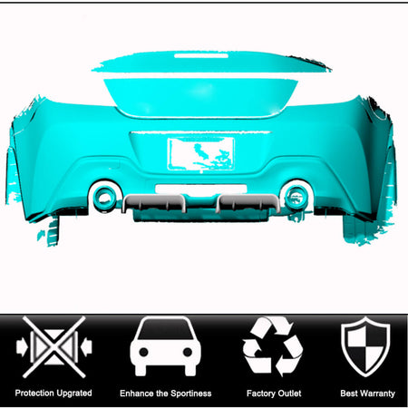 Subaru BRZ Coupe 2022-2023 Rear Bumper Diffuser Carbon Fiber-Ahacarbon