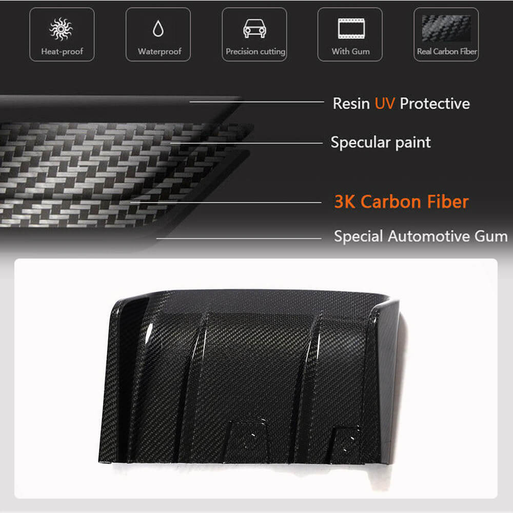 Subaru BRZ Coupe 2022-2023 Rear Bumper Diffuser Carbon Fiber-Ahacarbon