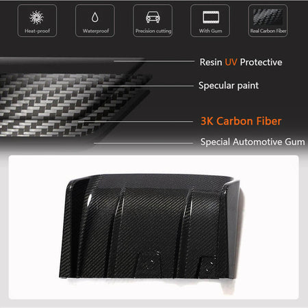 Subaru BRZ Coupe 2022-2023 Rear Bumper Diffuser Carbon Fiber-Ahacarbon