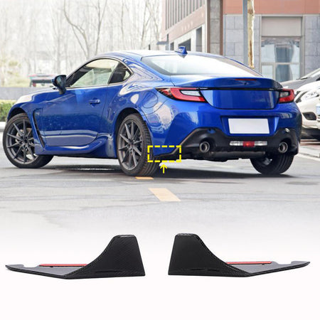 Subaru BRZ Toyota GR86 2022+ Rear Bumper Splitters Carbon Fiber-Ahacarbon