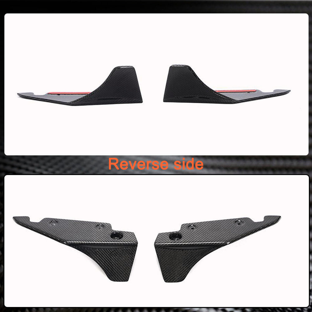 Subaru BRZ Toyota GR86 2022+ Rear Bumper Splitters Carbon Fiber-Ahacarbon