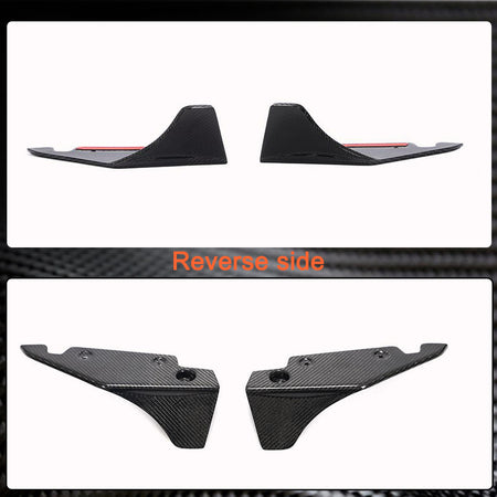Subaru BRZ Toyota GR86 2022+ Rear Bumper Splitters Carbon Fiber-Ahacarbon