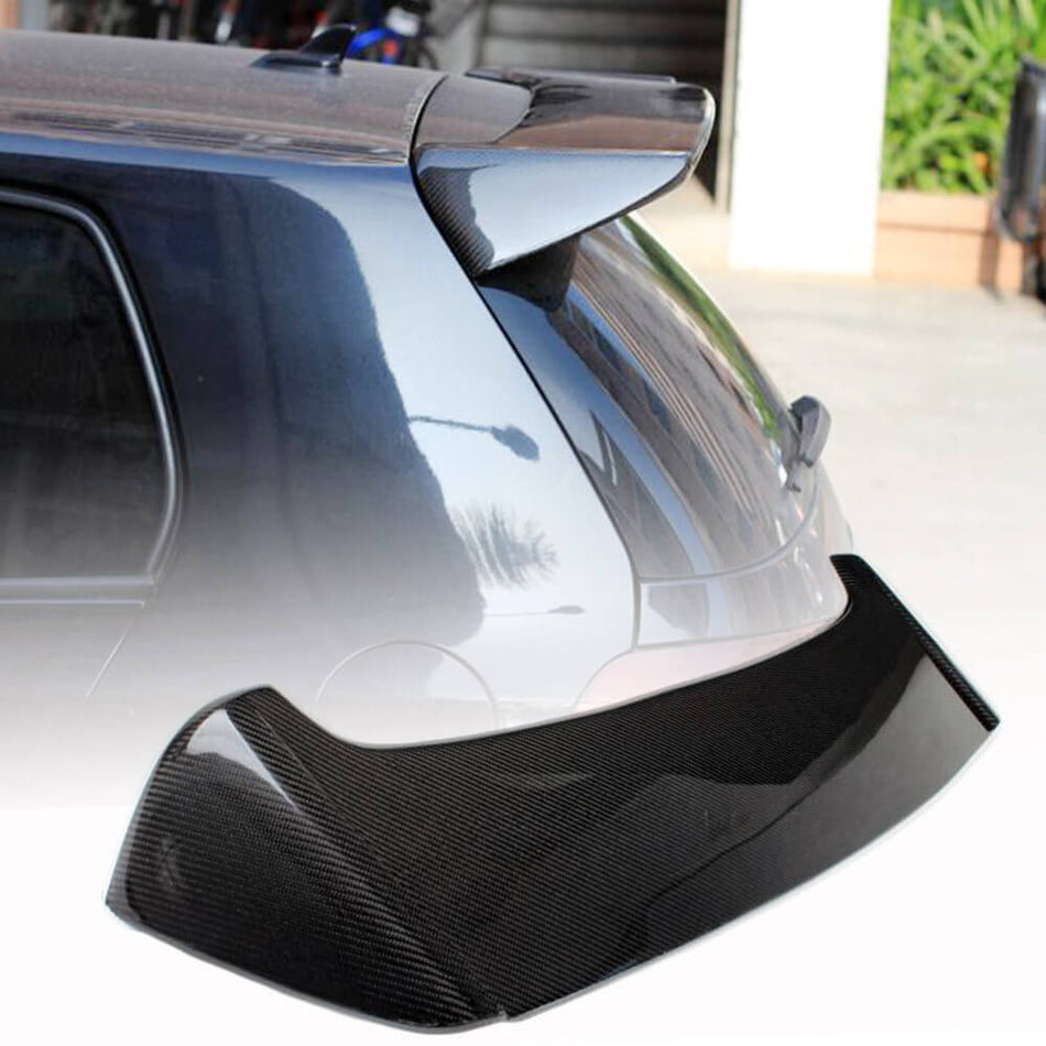 Volkswagen VW Golf 6 MK6 GTI R/R20 2010-2013 Rear Roof Spoiler Carbon Fiber-Ahacarbon