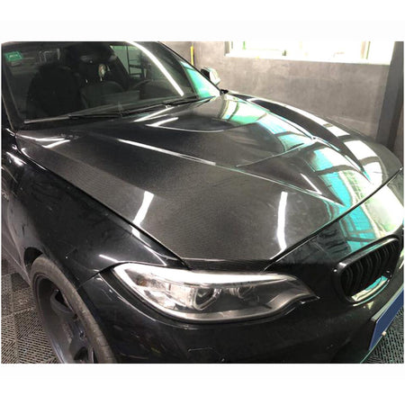 BMW 2 Series F87 M2 M2C 2016-2020 Engine Bonnet Hood Cover Carbon Fiber-Ahacarbon