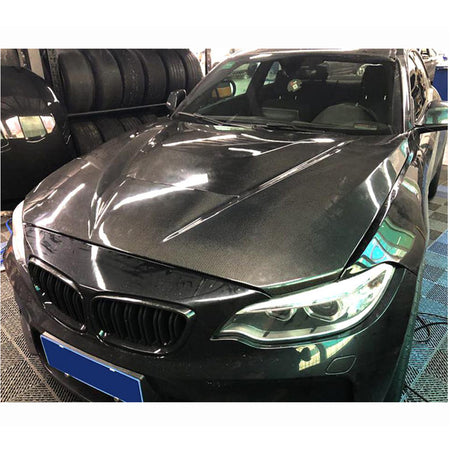 BMW 2 Series F87 M2 M2C 2016-2020 Engine Bonnet Hood Cover Carbon Fiber-Ahacarbon