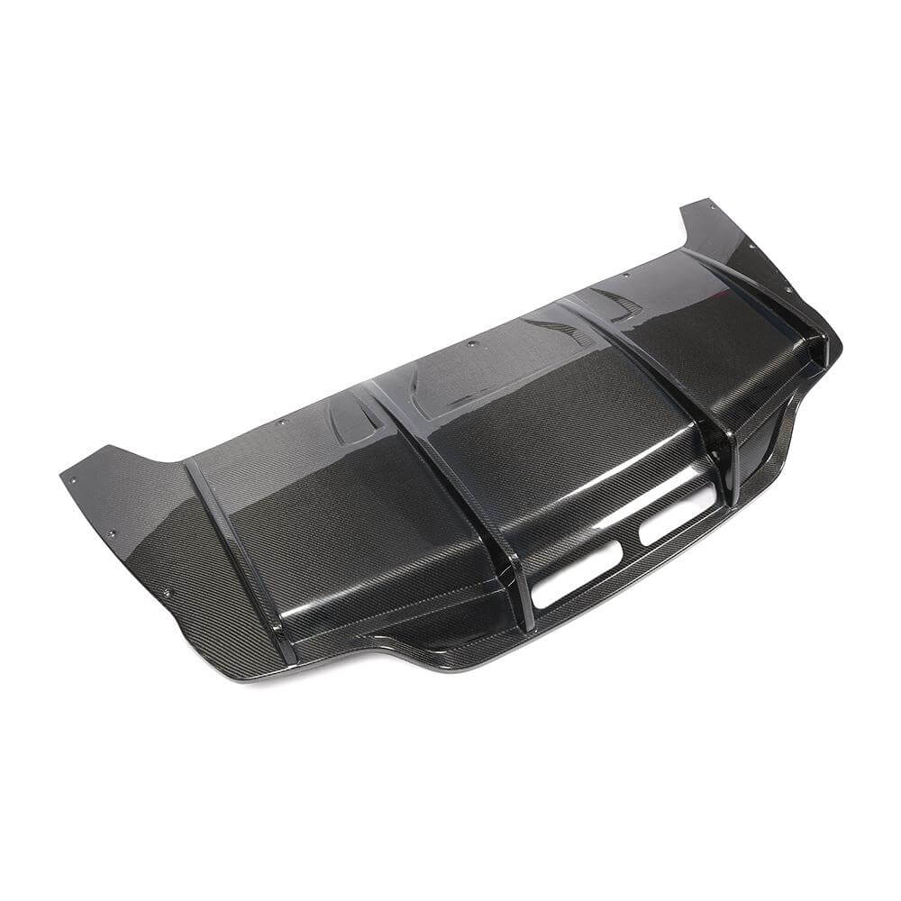 Mercedes Benz (W217) C217 S500 S550 Sport Pre-facelift 2015-2017 Rear Bumper Diffuser Carbon Fiber-Ahacarbon