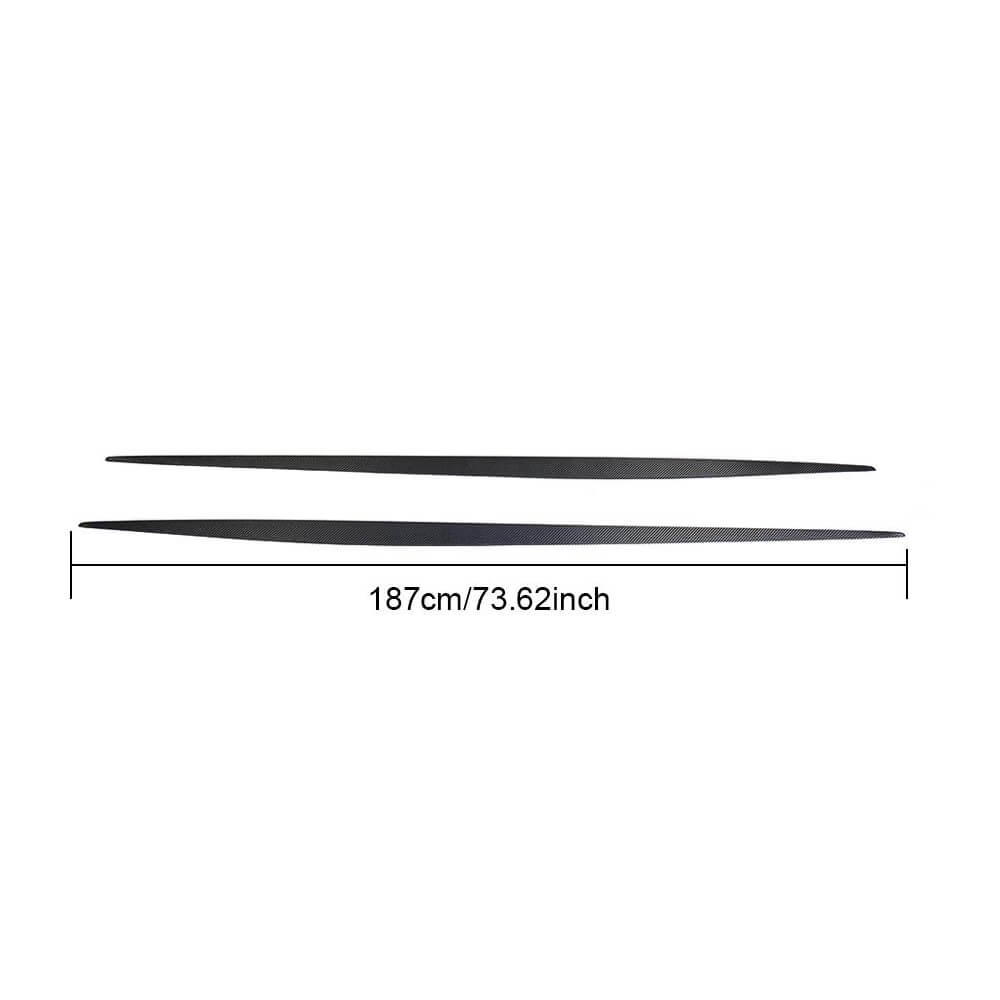 Mercedes Benz C217 S500 S550 Sport Coupe 2014-2017 Side Skirts Carbon Fiber/FRP-Ahacarbon