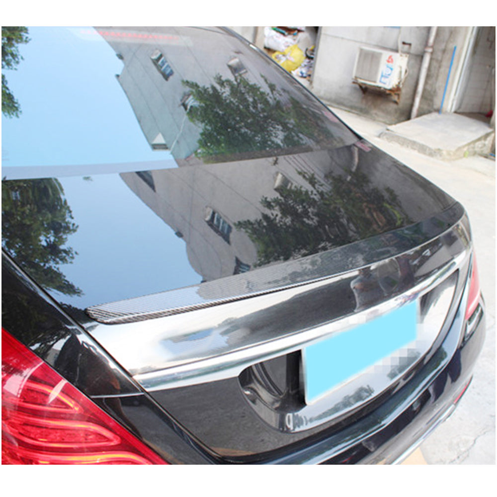 Mercedes Benz S Class W222 S65 AMG Sedan 2014-2020 Rear Trunk Spoiler Carbon Fiber-Ahacarbon