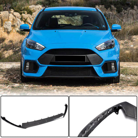 Ford Focus RS Facelift 2016-2018 Front Bumper Lip Carbon Fiber-Ahacarbon