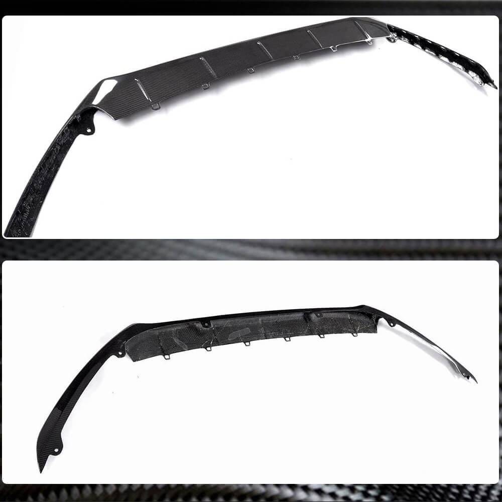 Ford Focus RS Facelift 2016-2018 Front Bumper Lip Carbon Fiber-Ahacarbon