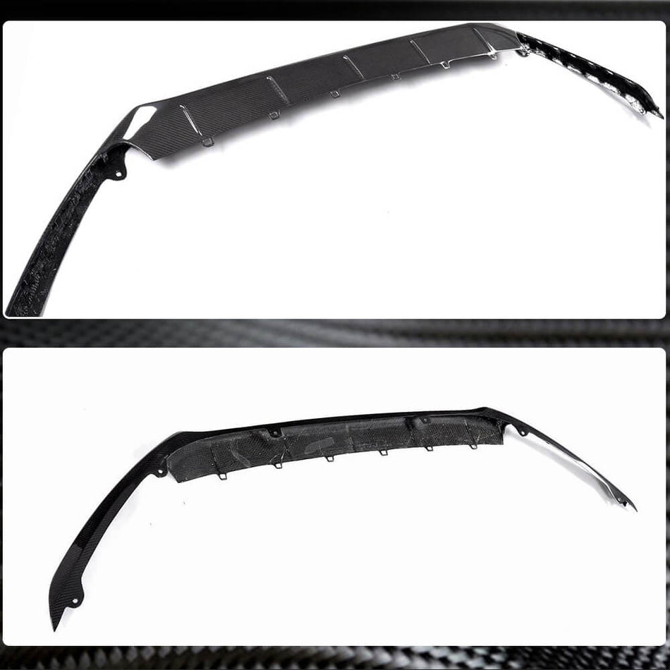 Ford Focus RS Facelift 2016-2018 Front Bumper Lip Carbon Fiber-Ahacarbon