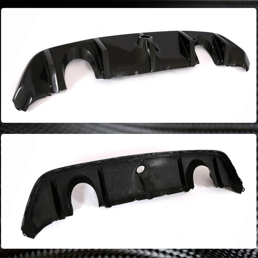 Ford Focus RS 2016-2018 Rear Bumper Diffuser Carbon Fiber-Ahacarbon