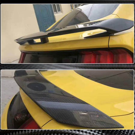 Ford Mustang Coupe 2015-2020 Rear Trunk Spoiler Carbon Fiber-Ahacarbon