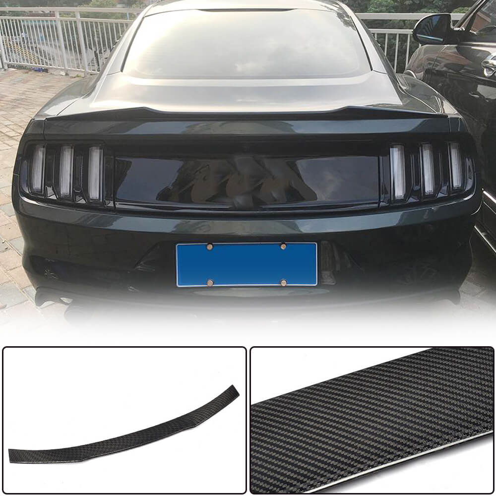 Ford Mustang Coupe 2015-2020 Rear Trunk Spoiler Carbon Fiber-Ahacarbon