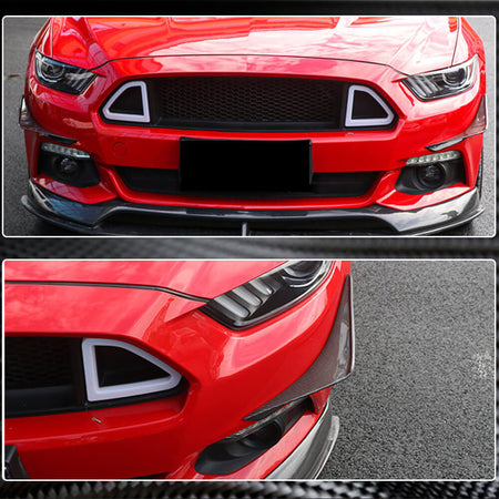 Ford Mustang 2015-2017 Front Bumper Vents Carbon Fiber-Ahacarbon
