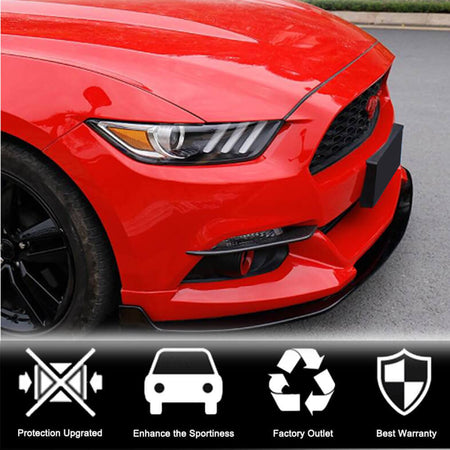 Ford Mustang V6 V8 GT 2015-2017 Fog Lamp Cover Carbon Fiber-Ahacarbon