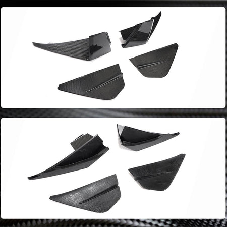 Ford Mustang V8 GT 2018-2021 Fog Lamp Covers Carbon Fiber-Ahacarbon