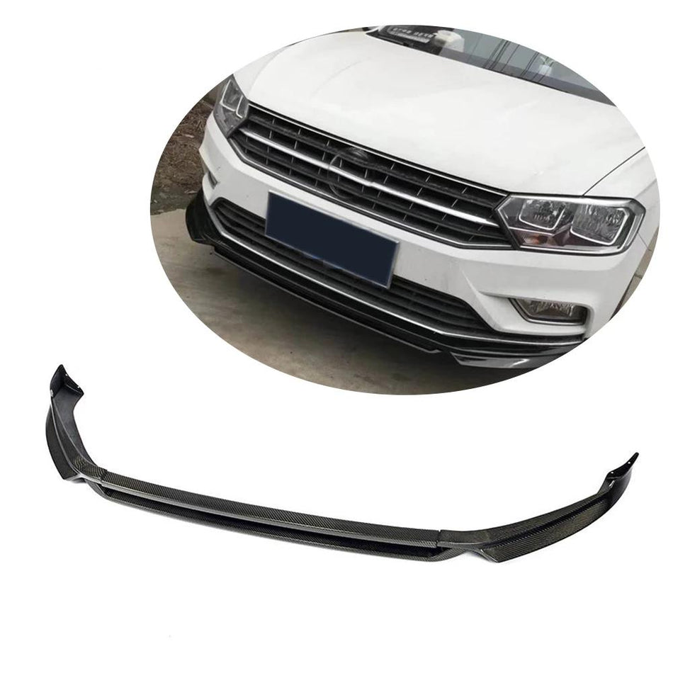 Volkswagen VW Golf 7.5 MK7.5 Standard 2017-2020 Front Bumper Lip Carbon Fiber-Ahacarbon