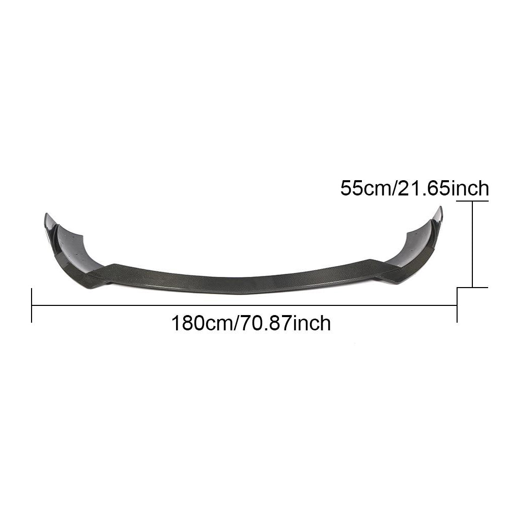 Mercedes Benz S Class W222 Pre-facelift 2014-2017 Front Bumper Lip Carbon Fiber/FRP-Ahacarbon